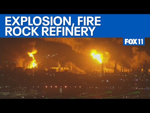 Massive fire erupts at SoCal refinery  | FOX 11 LA