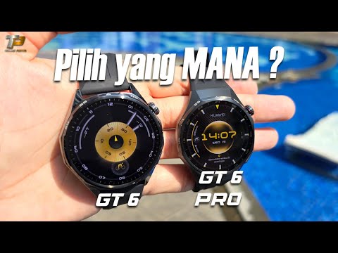 UNBOXING + COMPARE THE DIFFERENCES BETWEEN HUAWEI GT 6 AND GT 6 PRO INDONESIA