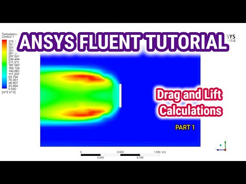 ANSYS Fluent Tutorial : Drag and Lift Calculations in ANSYS Fluent (Part-1)