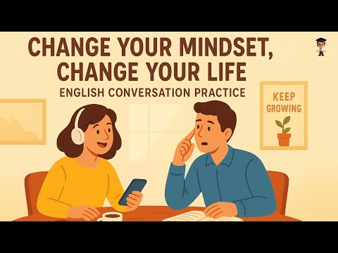 Change Your Mindset, Change Your Life 🌱 | Real English Conversation for A1-B1 Level