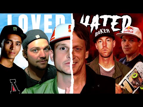Most Loved vs Most Hated Skaters In History