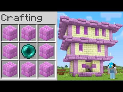Minecraft Manhunt, But You Craft Structures...