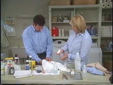 Home Stain Removal With Martha Stewart And Wayne Edelman of Meurice Garment Care