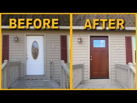 How to Replace An Exterior Door | Start to Finish Front/Back Door Install