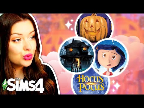 Building a MASSIVE Village Based on Halloween Movies in The Sims 4