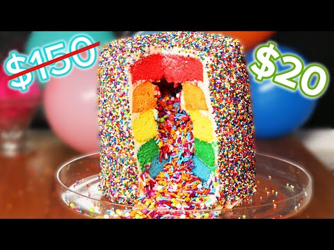 I Tried To Make A $20 Version Of A $150 Cake • Tasty