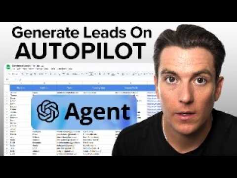 How to Get Clients Using ChatGPT Agent (NEW METHOD)