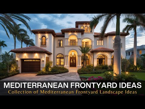 Inviting Mediterranean Vibes: Stunning Collection of Mediterranean Frontyard Landscape Ideas