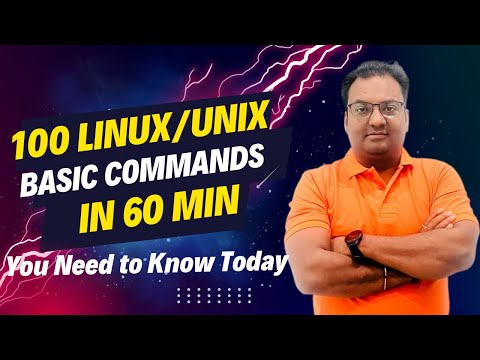 100 Linux/Unix Basic Commands in 60 Min | You Must Know Today 🔥🔥🔥