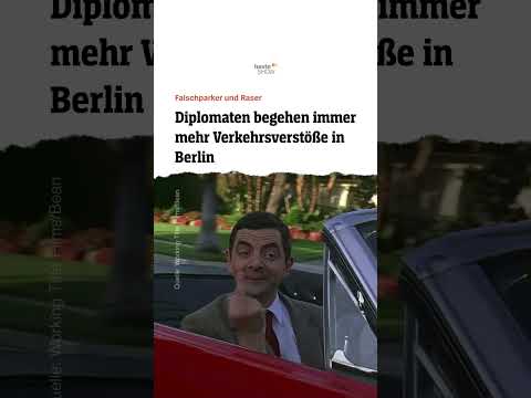 Diplomaten begehen immer mehr Verkehrsverstöße in Berlin | heute-show #shorts
