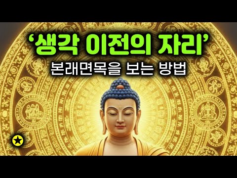 당신의 본래면목, 이렇게 봅니다 | 부모미생전 본래면목, 이 공식 하나면 끝난다 | 생각 이전의 자리를 보는 방법 | 부모미생전의 진면목을 보는 법
