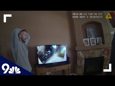 RAW: Chris Watts reacts to neighbor's surveillance footage