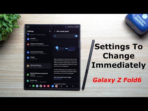 Galaxy Z Fold6 - Settings To Change Immediately! [Plus Some Tips & Tricks]