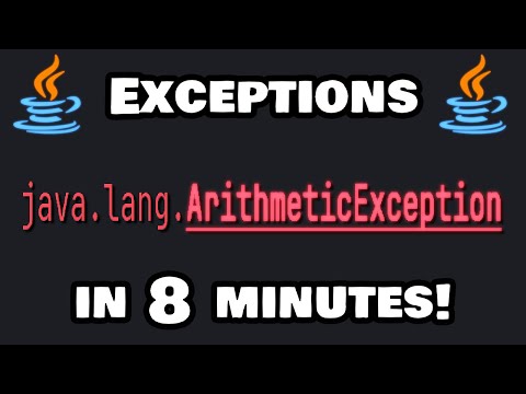 Learn EXCEPTION HANDLING in 8 minutes! ⚠️