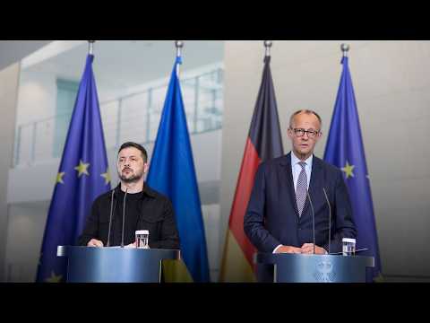 Selenskyj in Berlin: Pressekonferenz mit Kanzler Merz nach gemeinsamen Beratungen | 15.12.25