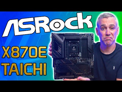 ASROCK X870E Taichi Review [Gaming, Thermals, Power & VRMs Tested!]