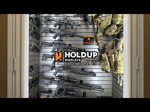 Building A Mini Gun Room In My Closet (Hold Up Displays)