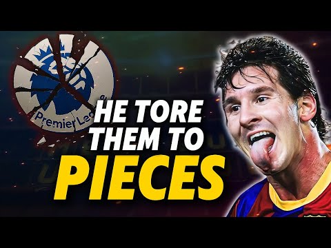 Messi: The FLEA Who DESTROYED the English Giants in the Champions League