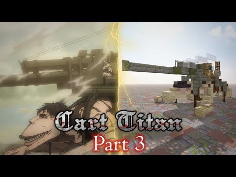 How to Build The Cart Titan 1:1 Scale in Minecraft Part 3 (Attack on Titan)