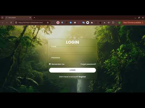 Login Form in HTML CSS & LARAVEL