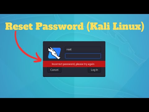 How to Reset Kali Linux Password