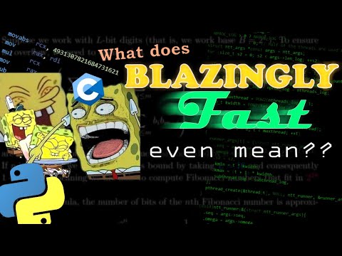 What does BLAZINGLY FAST even mean??
