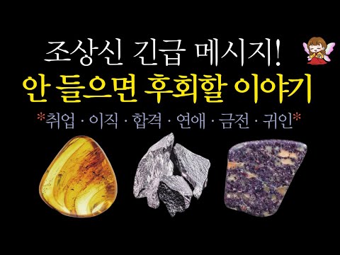[타로]🟣조상신의 긴급 메시지!🎎🪭지금, 안 들으면 후회할 이야기 예언합니다🙏🟣 #타로운세 #운세타로