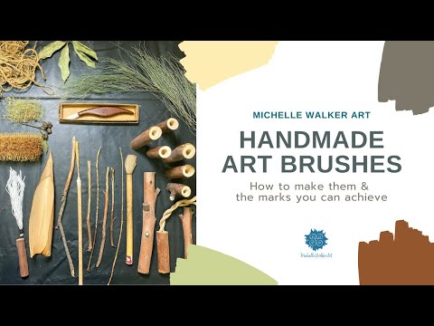 Handmade Art Brushes: how to make them & the marks you can achieve