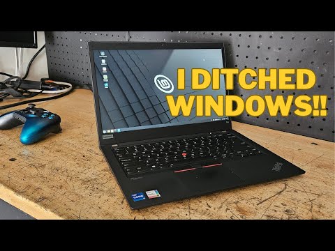 I drove 30 miles to buy a $60 used laptop and Linux Mint made it better!! Lenovo ThinkPad T14!!