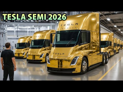 Elon Musk: „Tesla Semi-Truck 2026 wird jetzt in großem Maßstab für den weltweiten Markt produziert!“