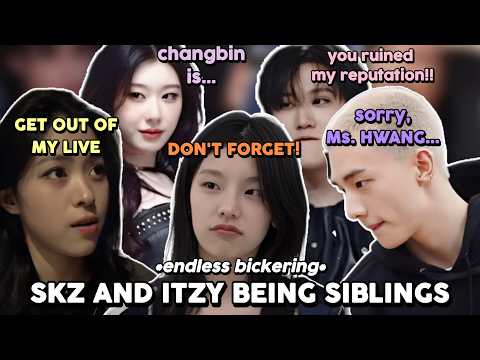 Stray Kids and ITZY being Siblings