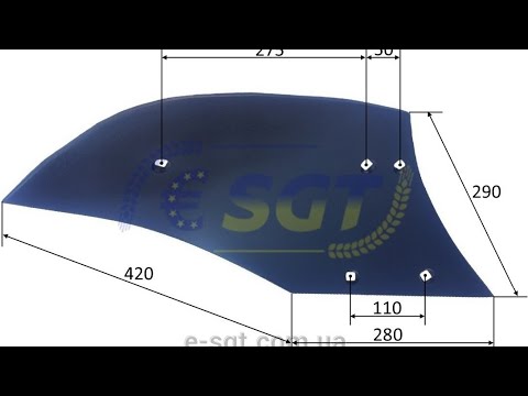 Плуг!Как спроектировать и вырезать отвал любой конфигурации!И моё правило двух чёрт!