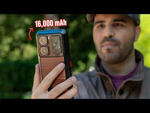 16,000 mAh Battery? Oukitel WP300 Modular Rugged Phone Review!