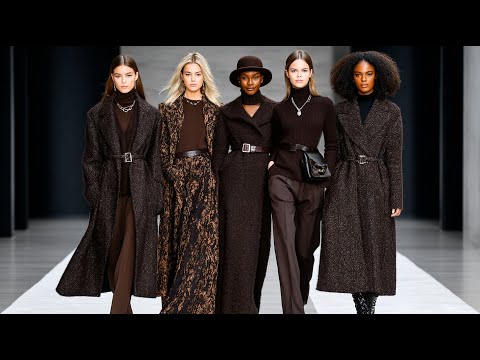 Max Mara Inspired Fall/Winter 2025/26 | Espresso Brown Refined Neutrals for Modern Women