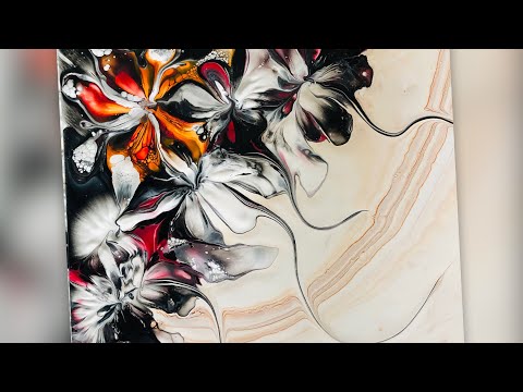 WOW Wasn’t expecting that Must see this beauty~ SUPER STUNNING COMPOSITION~ Pour painting fluid art