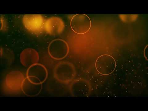 Orange Circles and Glitter | 4K Relaxing Screensaver