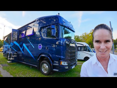 GRÖSSTE WOHNMOBILE DER WELT 2026 12m PKW Garage SAUNA SLIDEOUT XL Stahlrahmen 