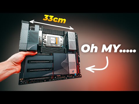 BIGGEST AI Motherboard EVER Created & why it's THE BEST!! feat. Gigabyte TRX50 AI TOP