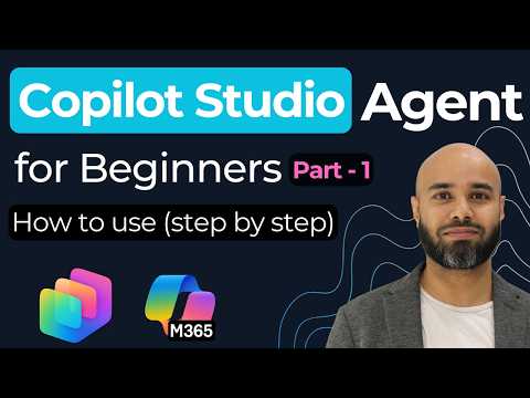 Copilot Studio Beginner Lab Part 1 | Create & Deploy Your First AI Agent + Topics Deep Dive