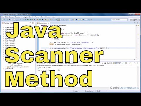 Java Tutorial - 03 - Read Integers and Doubles from Keyboard with Scanner