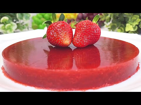🍓 Cake layer in 10 minutes 🔥 NO gelatin! NO refrigeration!!! STRAWBERRY CONFIT with AGAR-AGAR
