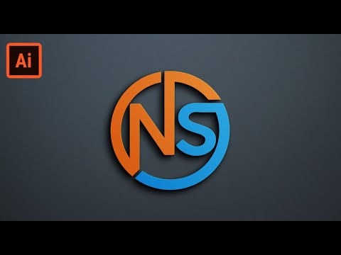 HOW TO MAKE A NS LOGO DESIGN||LOGO TUTORIAL||ADOBE ILLUSTRATOR