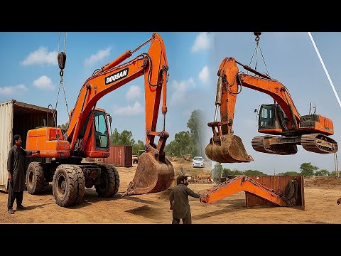 How Pakistani Mechanics Rebuild Korean Excavators in a Crazy Way