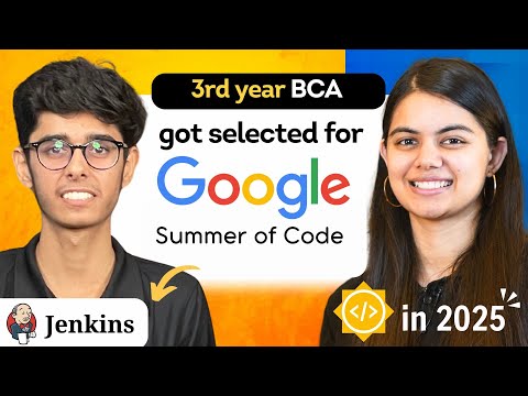 How this student got selected for Google Summer of Code (GSoC) for Jenkins ? 3rd year BCA student