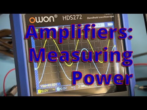 Measuring output power on Amplifiers