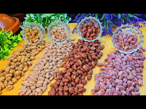 مشروع مربح💰كاوكاو واللوز مالحين ومعسلين بأسهل طريقة والنتيجة رووعه مع ثمن البيع والله يسخر🤲