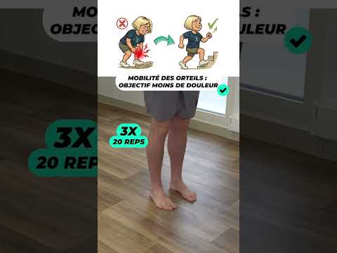 Vous avez mal aux orteils en marchant ? 👣 Découvrez ce geste libérateur #Orteils #DouleursPieds
