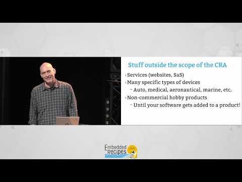 The CRA and what it means for us (Greg Kroah-Hartman, Linux Foundation)