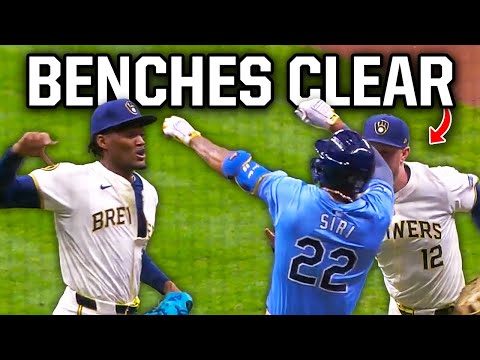 Benches clear in Brewers-Rays game after manager loses his mind, a breakdown