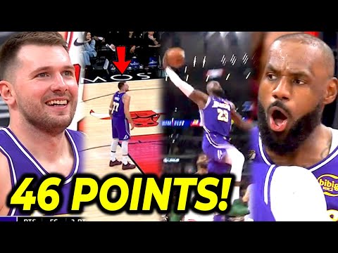 Luka Doncic NEW RECORD, parang dunk contest sa Chicago SHOWTIME si LeBron!